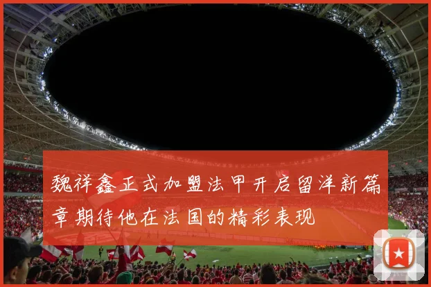 魏祥鑫正式加盟法甲开启留洋新篇章期待他在法国的精彩表现